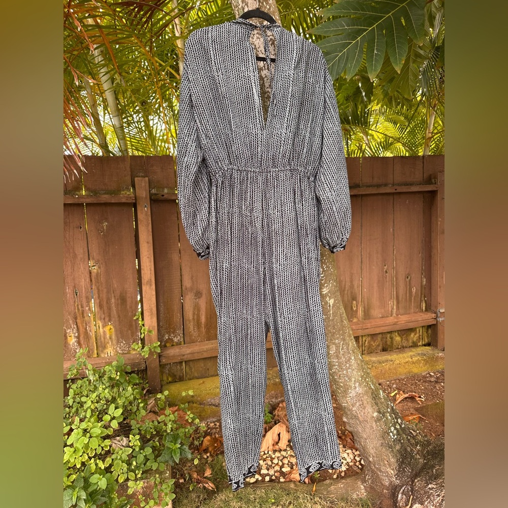 Nat by Natalie Martin for Anthropologie Claudette Jumpsuit size XL - Picture 4 of 6